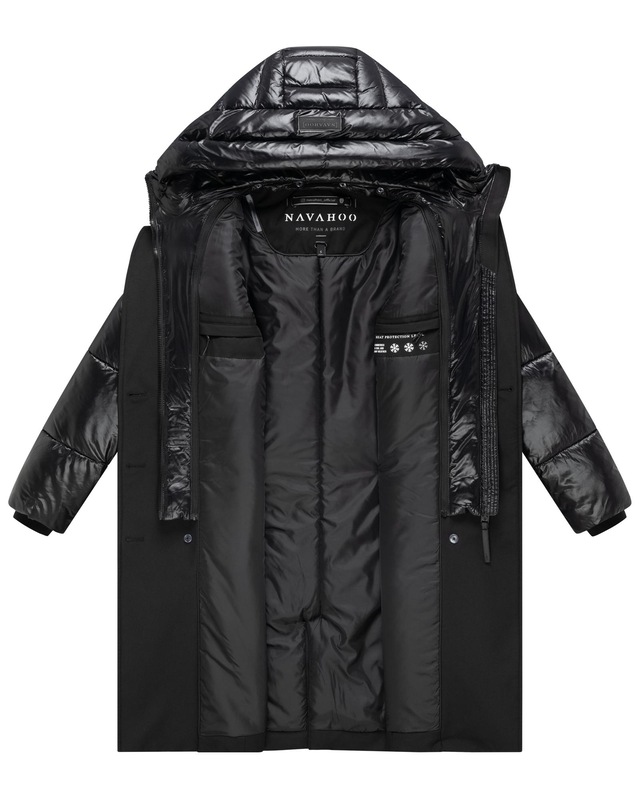 Navahoo Trenchcoat »City-Glow 14« Klassischer Mantel mit herausnehmbarem Stepp-Inlay