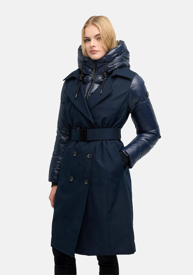 Navahoo Trenchcoat »City-Glow 14« Klassischer Mantel mit herausnehmbarem Stepp-Inlay