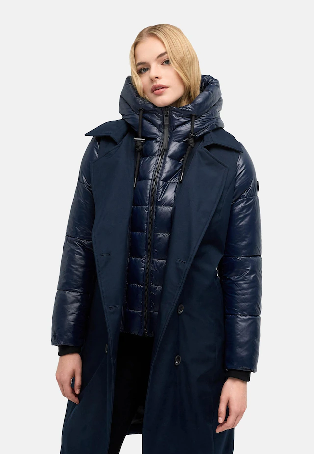 Navahoo Trenchcoat »City-Glow 14« Klassischer Mantel mit herausnehmbarem Stepp-Inlay