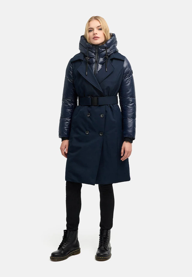 Navahoo Trenchcoat »City-Glow 14« Klassischer Mantel mit herausnehmbarem Stepp-Inlay