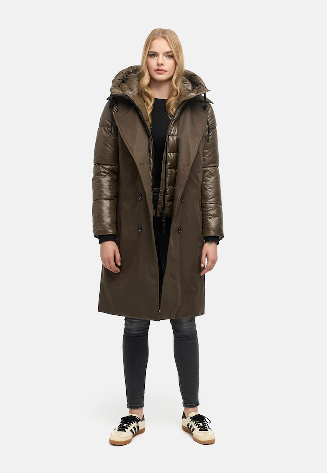 Navahoo Trenchcoat »City-Glow 14« Klassischer Mantel mit herausnehmbarem Stepp-Inlay
