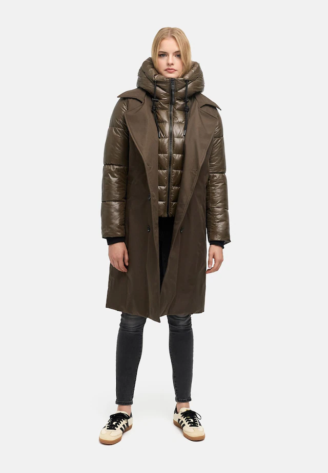 Navahoo Trenchcoat »City-Glow 14« Klassischer Mantel mit herausnehmbarem Stepp-Inlay