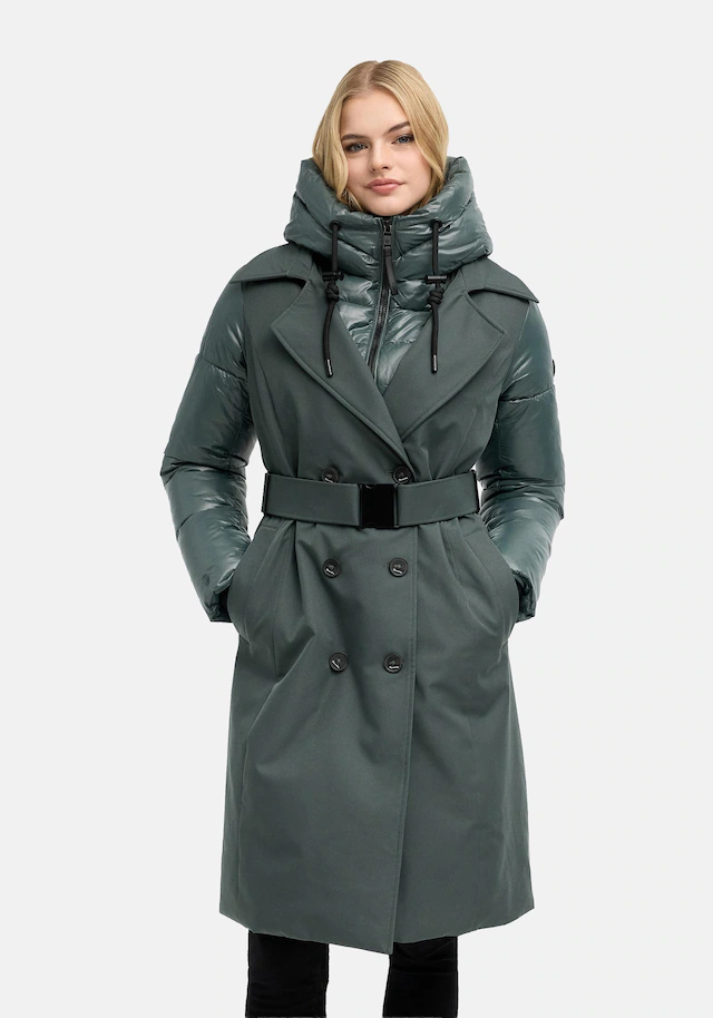Navahoo Trenchcoat »City-Glow 14« Klassischer Mantel mit herausnehmbarem Stepp-Inlay