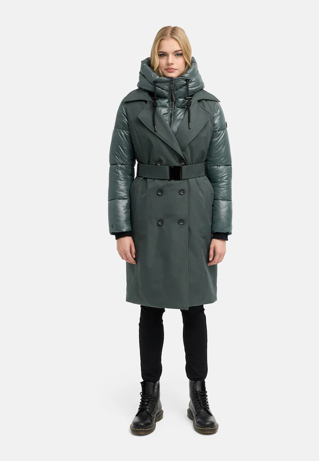 Navahoo Trenchcoat »City-Glow 14« Klassischer Mantel mit herausnehmbarem Stepp-Inlay