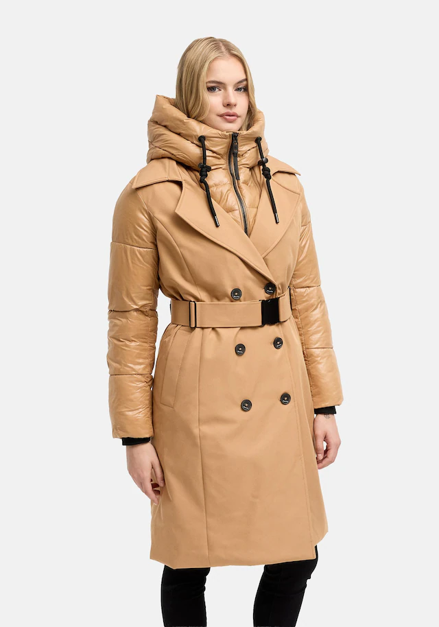Navahoo Trenchcoat »City-Glow 14« Klassischer Mantel mit herausnehmbarem Stepp-Inlay