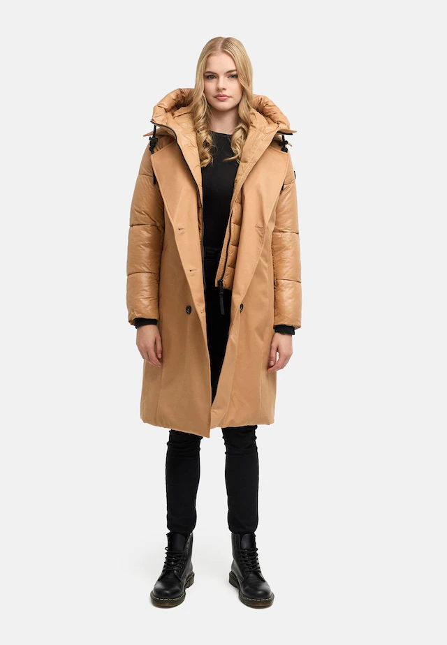 Navahoo Trenchcoat »City-Glow 14« Klassischer Mantel mit herausnehmbarem Stepp-Inlay