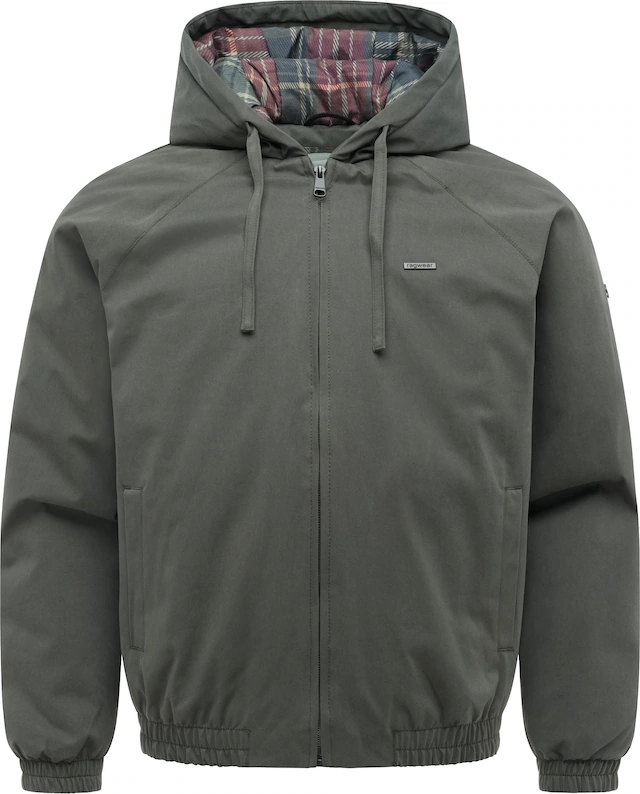 Ragwear Outdoorjacke »Terron Y« mit Kapuze Sportive Jacke mit kontrastierendem Innenfutter