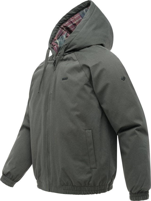 Ragwear Outdoorjacke »Terron Y« mit Kapuze Sportive Jacke mit kontrastierendem Innenfutter