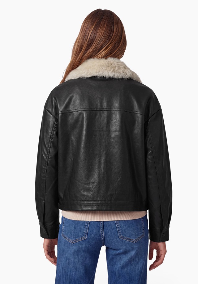 STREET ONE STUDIO Lederimitatjacke ohne Kapuze aus Lederimitat