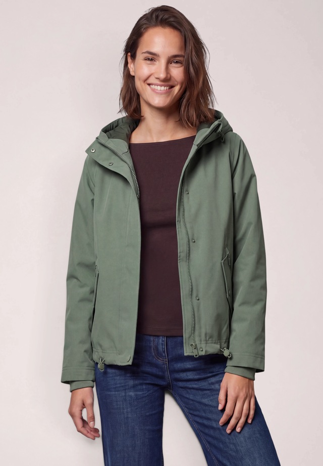 Cecil Kurzjacke mit Kapuze mit Tunnelzug am Saum