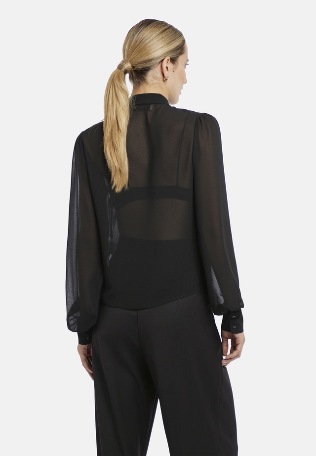 Nicowa Schlupfbluse »Elawi« Chiffonbluse mit Schleifenbindung