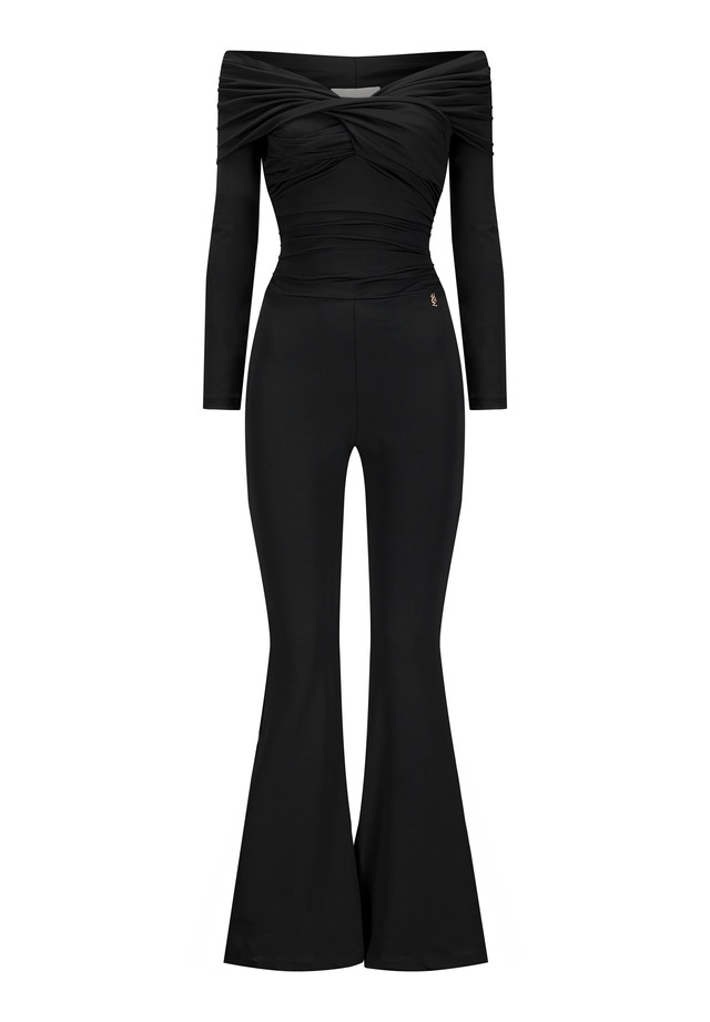 Nicowa Jumpsuit »Nicowa Jumpsuit FIOLIWA« mit Bardot-Dekolleté