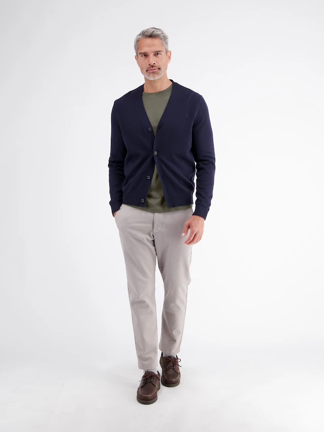 LERROS Langarmshirt »Leichtes Baumwoll-Longsleeve-Shirt mit bequemem Rundkragen«