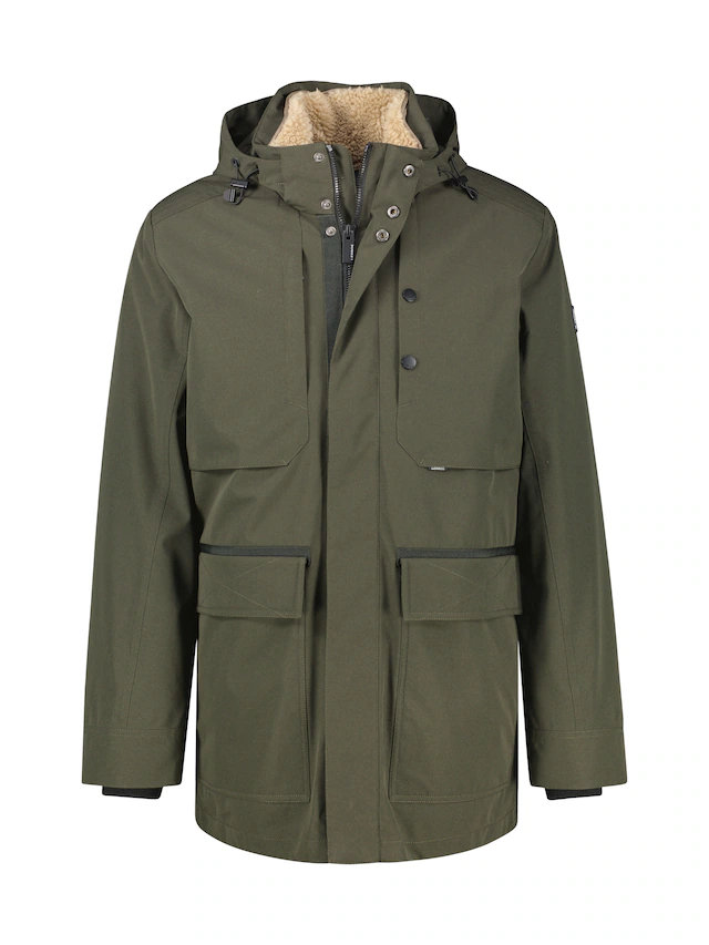 LERROS Parka »Jacke im Parka-Stil, wind- und wasserabweisend, große Größen« mit Kapuze