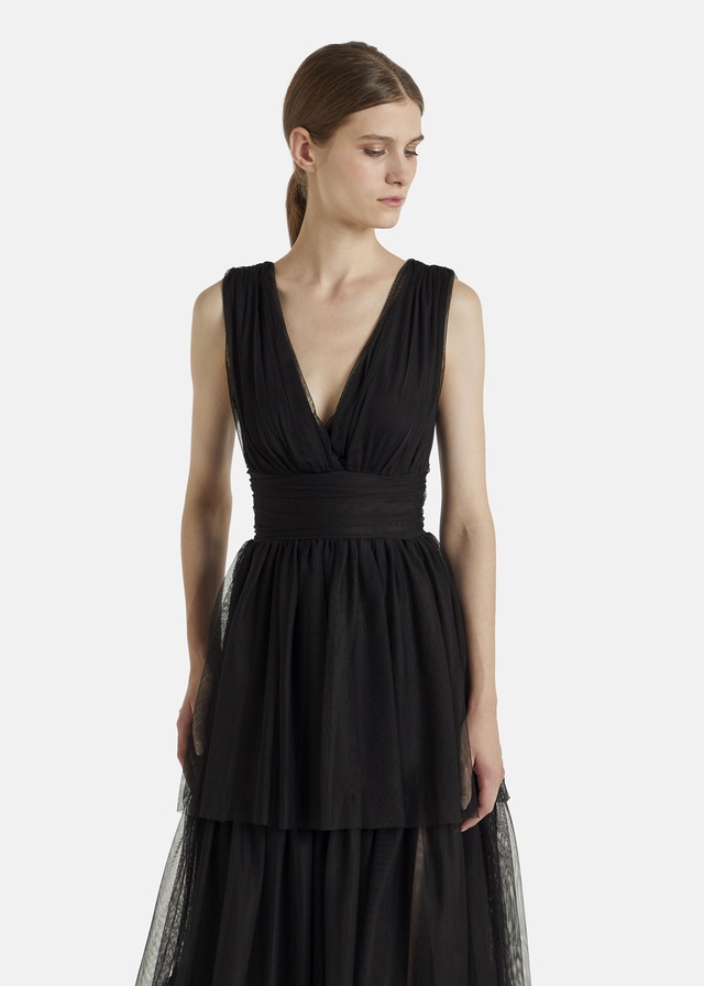 Nicowa Volantkleid »Nicowa Volantkleid BALINO« Ohne Taschen aus Tüll