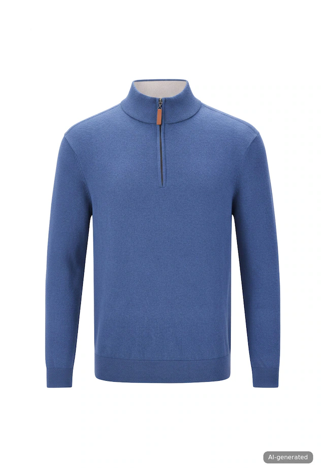Atelier GARDEUR Strickpullover »Atelier GARDEUR Pullover« mit Zipper