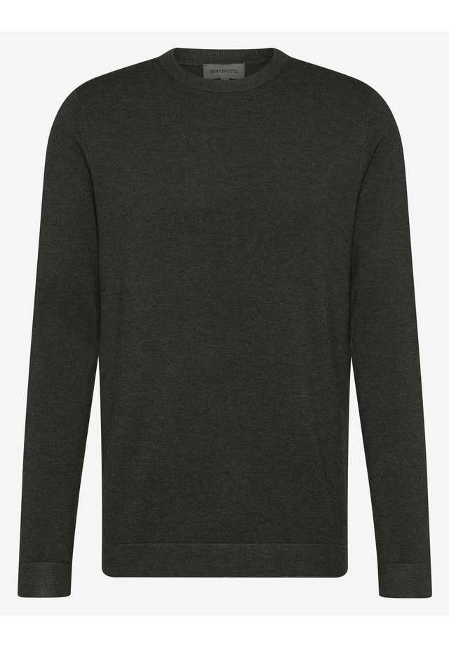 BENVENUTO. Rundhalspullover »BENVENUTO. Pullover AMOS« mit weichem Strickmaterial