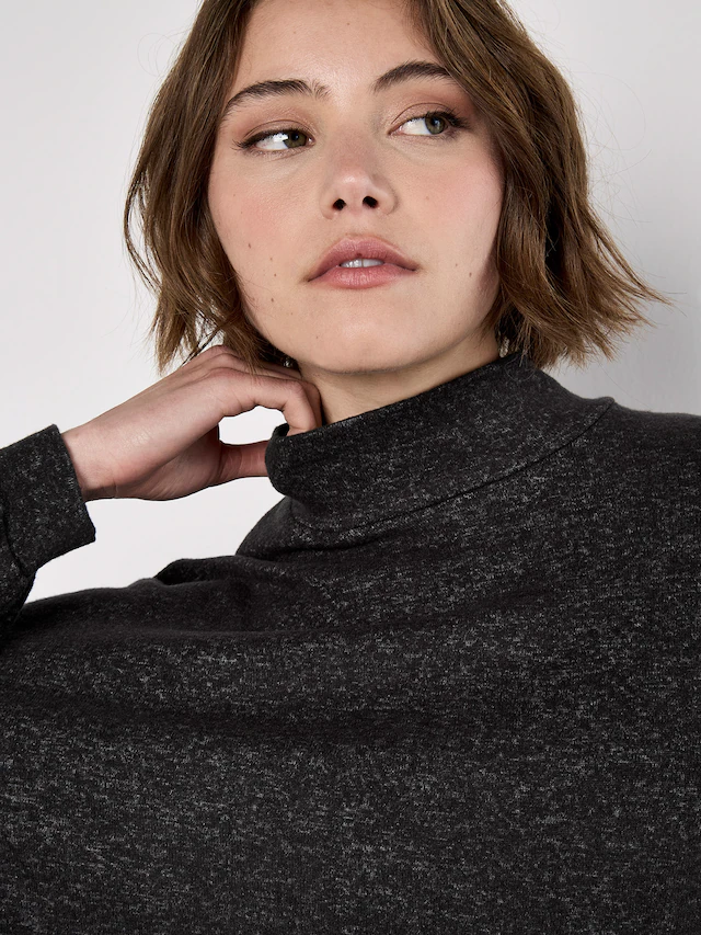 Apricot Fledermauspullover »Oversized Pullover« mit Stehkragen