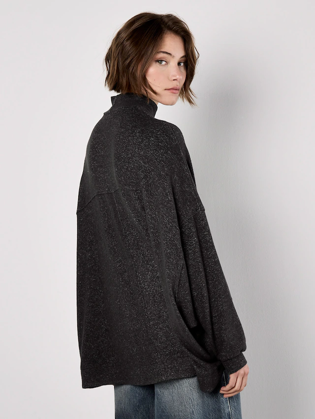 Apricot Fledermauspullover »Oversized Pullover« mit Stehkragen