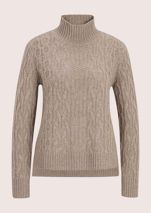 MADELEINE Longpullover »Pullover Zopfpullover mit Kaschmiranteil«