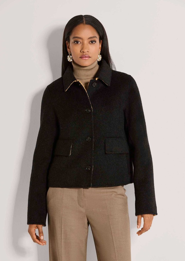 MADELEINE Kurzjacke »Jacke Doubleface-Jacke in kastiger Form«