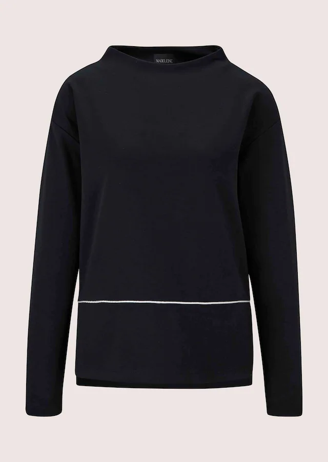MADELEINE Langarmshirt »Shirt Sportives Sweatshirt mit Stehkragen«