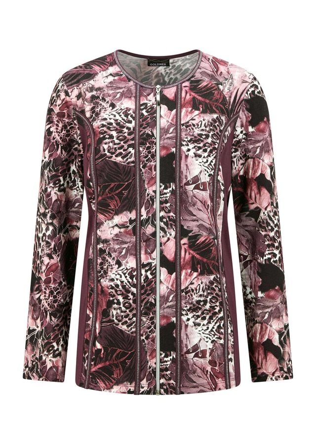 GOLDNER Kurzjacke »Jerseyjacke mit Reißverschluss« stretchbequemer Viskosejersey