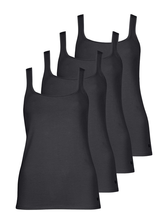 Lisca Achselhemd »4er Pack Damen Achseltop Happyday« 4 Stück, 4 Stk.