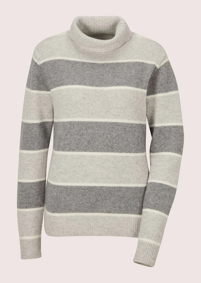 MADELEINE Longpullover »Pullover Gestreifter Kaschmirpullover«