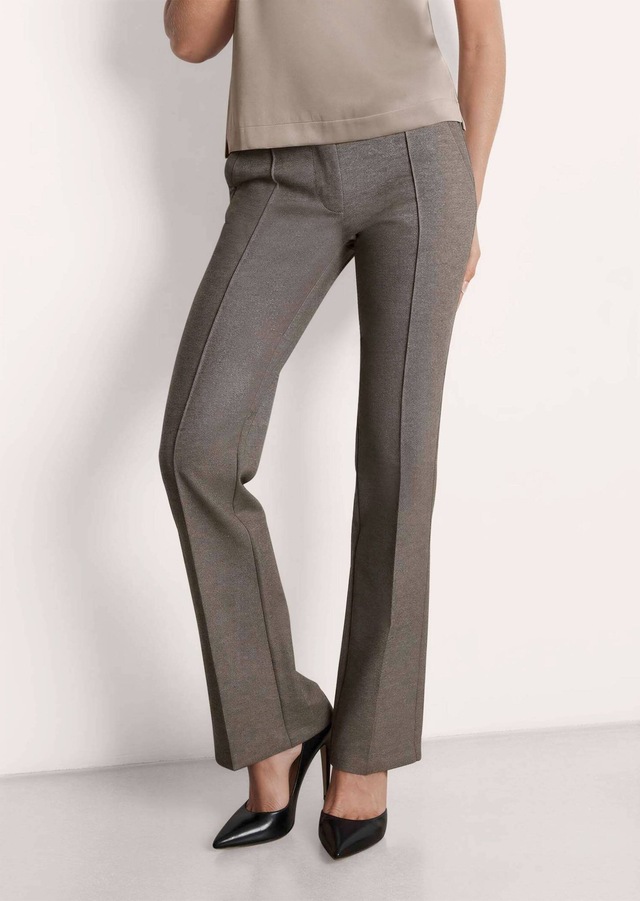 MADELEINE Jerseyhose »Hose Bootcut-Jerseyhose mit Glanzeffekt«