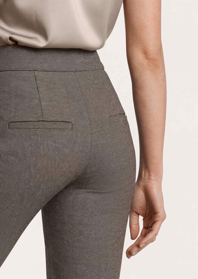 MADELEINE Jerseyhose »Hose Bootcut-Jerseyhose mit Glanzeffekt«
