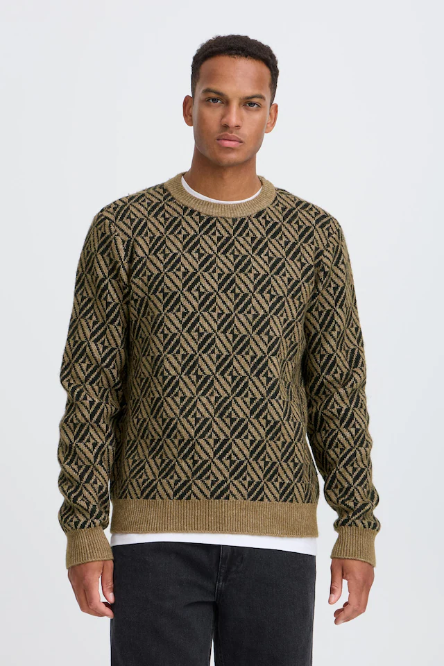 Blend Strickfleece-Pullover »Strickpullover BHBrono ONeck Knit«