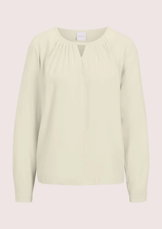 MADELEINE Schlupfbluse »Bluse Schlupfbluse mit Cut-out und Rundhals«