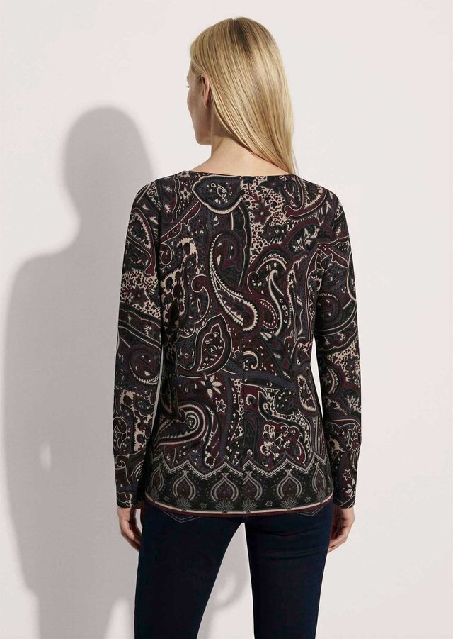 MADELEINE Langarmshirt »Shirt Sweatshirt mit Paisley-Druck«