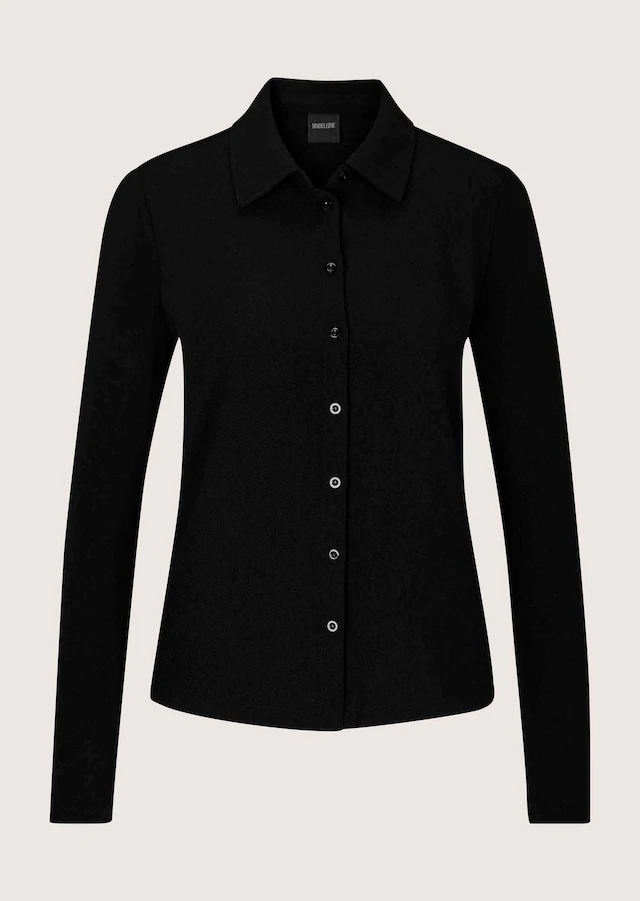 MADELEINE Langarmshirt »Shirt Blusenshirt im Materialmix«