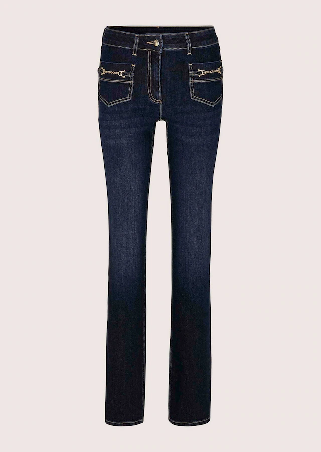 MADELEINE Regular-fit-Jeans »Hose Schmale Jeans mit geradem Bein«