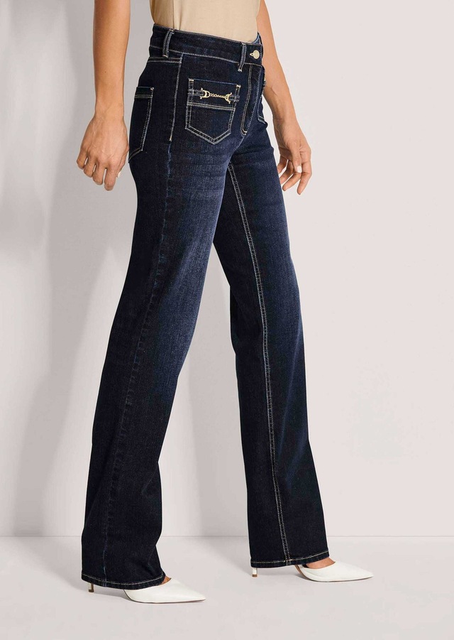 MADELEINE Regular-fit-Jeans »Hose Schmale Jeans mit geradem Bein«