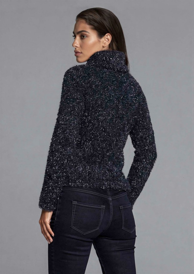 MADELEINE Langarmshirt »Shirt Flauschiges Sweatshirt mit Rollkragen«