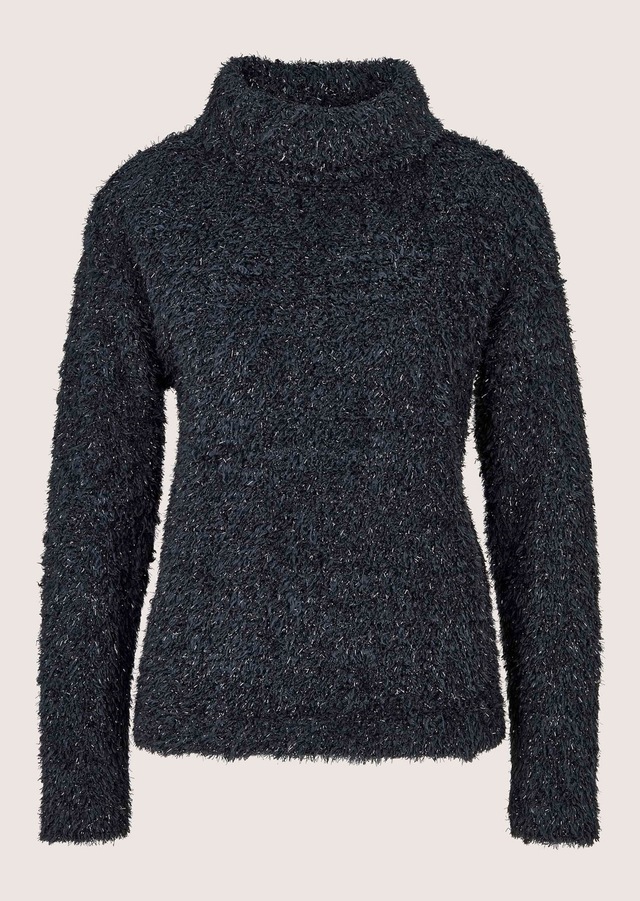 MADELEINE Langarmshirt »Shirt Flauschiges Sweatshirt mit Rollkragen«