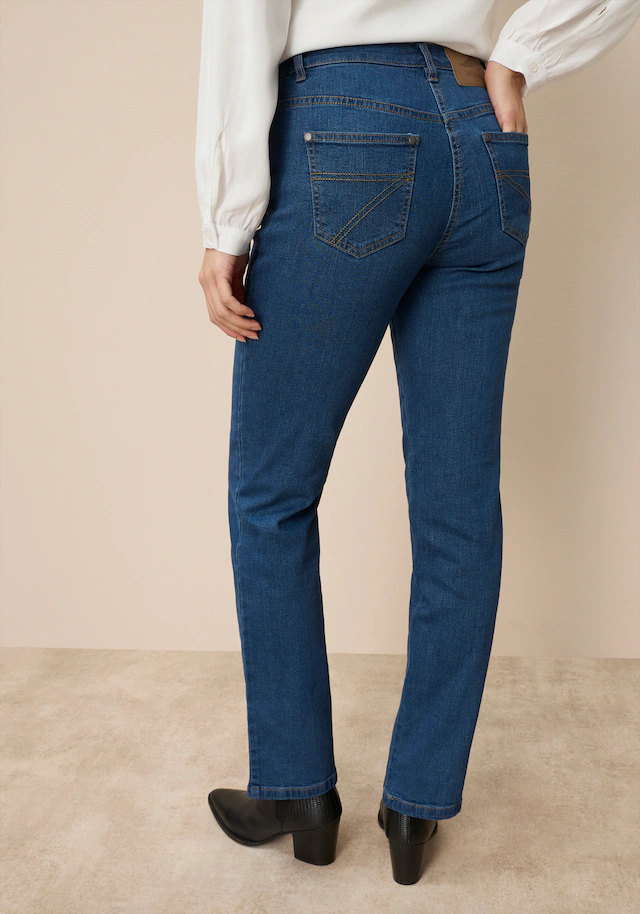 Arizona Gerade Jeans »Annett« bequeme Passform, 5-Pocket-Style, hohe Taille