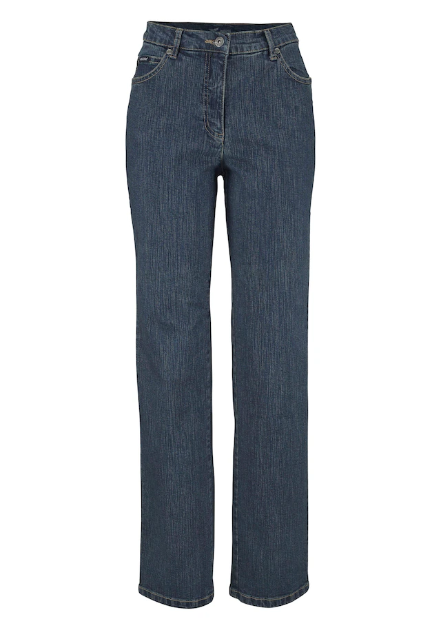 Arizona Gerade Jeans »Annett« bequeme Passform, 5-Pocket-Style, hohe Taille