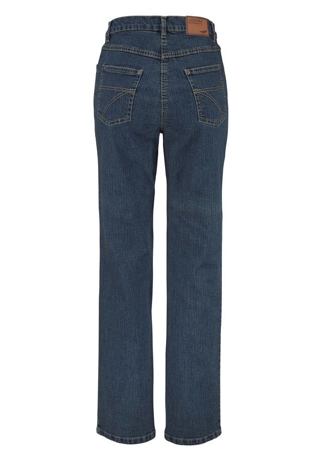 Arizona Gerade Jeans »Annett« bequeme Passform, 5-Pocket-Style, hohe Taille