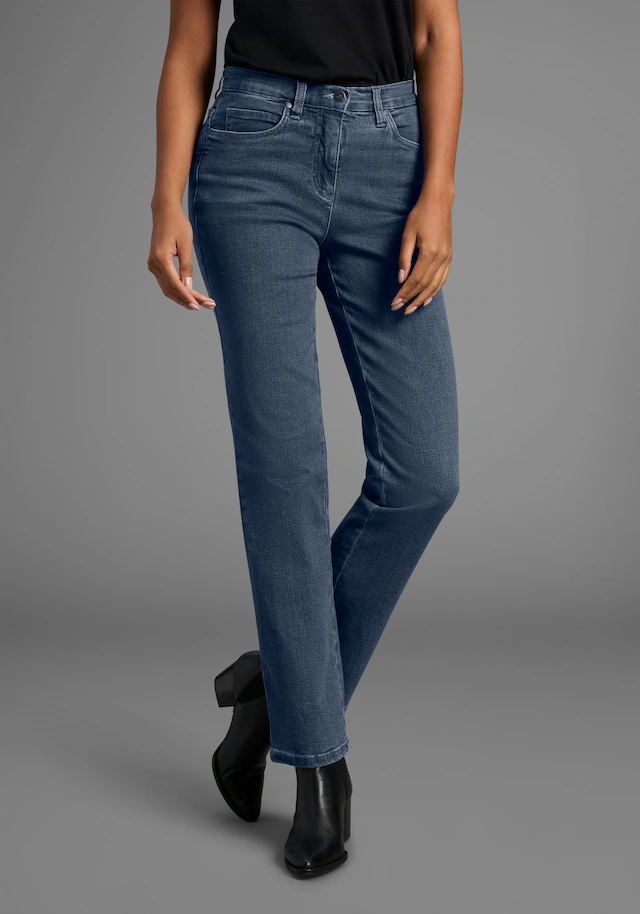 Arizona Gerade Jeans »Annett« bequeme Passform, 5-Pocket-Style, hohe Taille