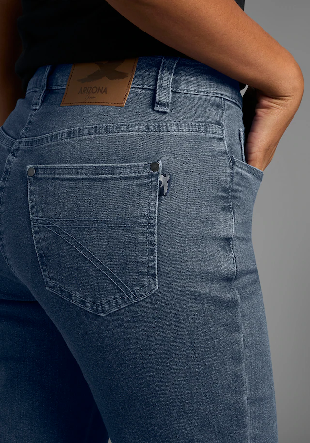 Arizona Gerade Jeans »Annett« bequeme Passform, 5-Pocket-Style, hohe Taille