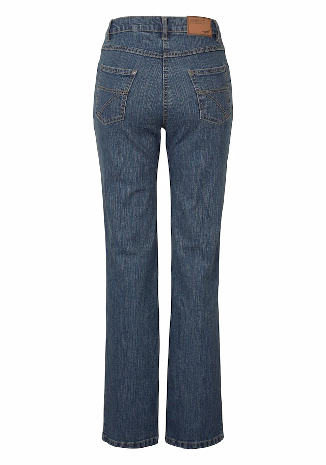 Arizona Gerade Jeans »Annett« bequeme Passform, 5-Pocket-Style, hohe Taille