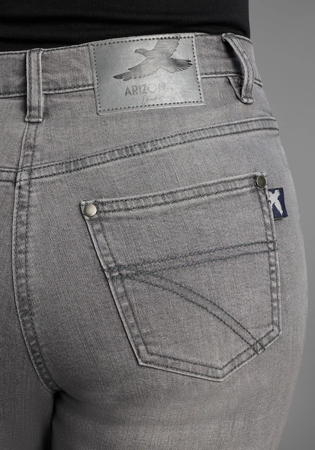 Arizona Gerade Jeans »Annett« bequeme Passform, 5-Pocket-Style, hohe Taille