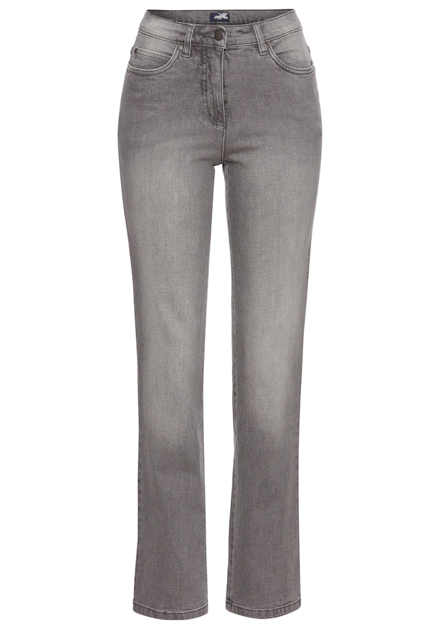 Arizona Gerade Jeans »Annett« bequeme Passform, 5-Pocket-Style, hohe Taille