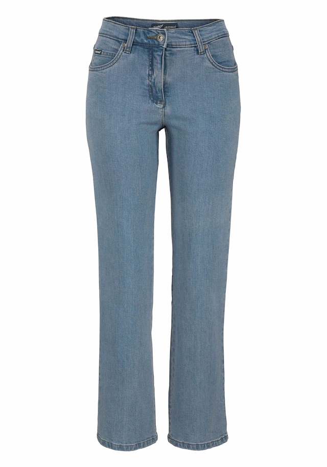 Arizona Gerade Jeans »Annett« bequeme Passform, 5-Pocket-Style, hohe Taille