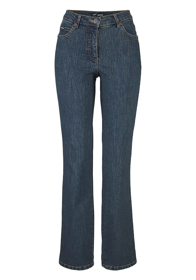 Arizona Gerade Jeans »Annett« bequeme Passform, 5-Pocket-Style, hohe Taille