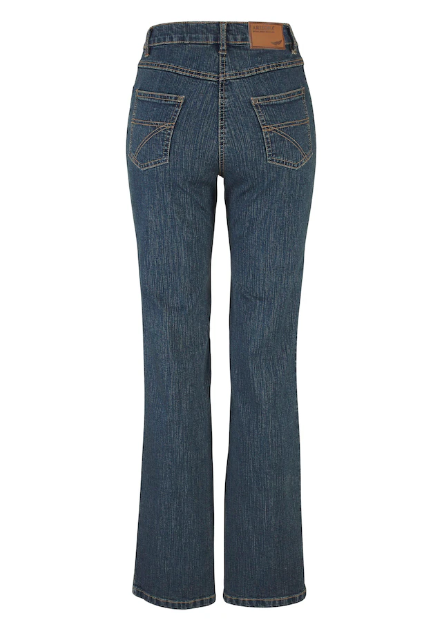 Arizona Gerade Jeans »Annett« bequeme Passform, 5-Pocket-Style, hohe Taille
